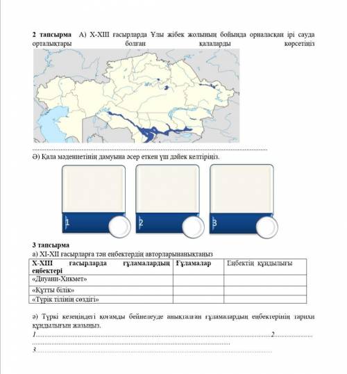 памагите история задания 2 вариант ә