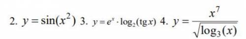 Сижу над задачей найти производную Производные, 3 задачи.