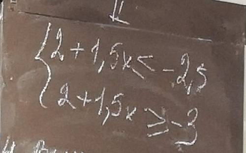 с алгеброй{ 2+1,5x ≤ -2,5{2+1,5x ≥-3​