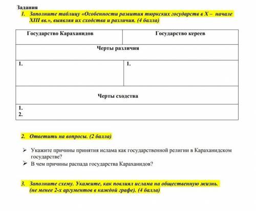 Сходство караханидов с государством Киреев черты различия и черты сходства​