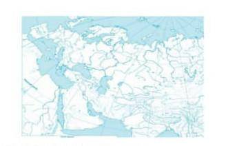 На контурной карте обозначьте государства Ближнего и Среднего Востока и Средней Азии. Можете написат