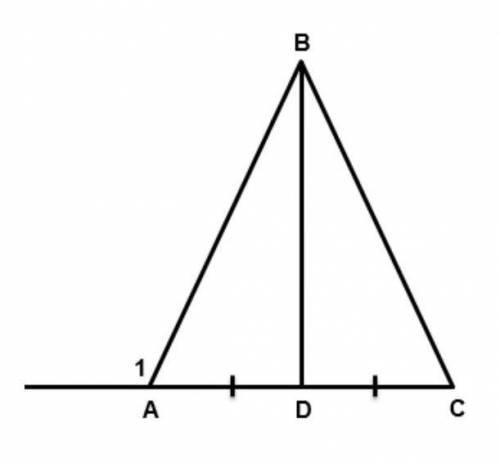 В равнобедренном треугольнике АВС с основанием АС проведена медиана BD. Найдите градусные меры углов