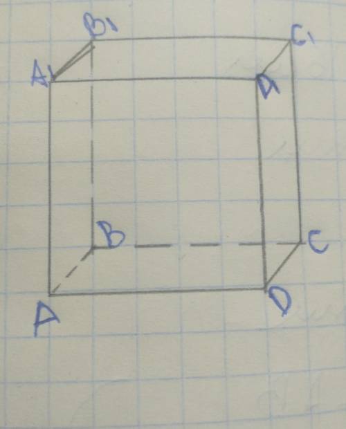 1.рёбра перпендикулярные плоскости DCC1. 2.Плоскости, перпендикулярные ребру BB1 ответ на листочке н