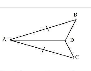 Дано: AD – биссектриса угла ВАС, АВ=АС. Докажите, что ABD=ADC​