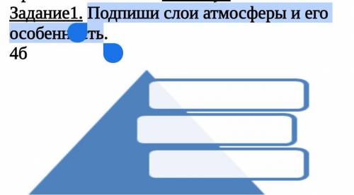 Подпиши слои атмосферы и его особенность ​