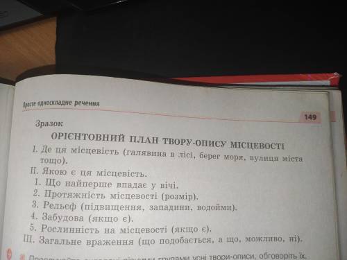 Особливості будови опису місцевості. Твір-опис вулиці,села,міста на основі особистих вражень у худож