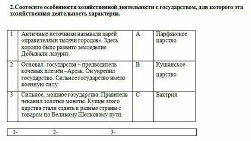 Соотнести особенности хозяйственной деятельности с государством,для которого эта хозяйственная деяте