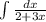 \int\limits \frac{dx}{2+3x}