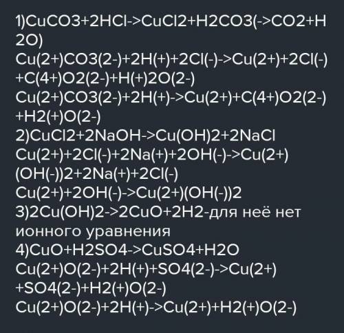 CuSo4->CuCo3->CuCl2->Cu(OH)​