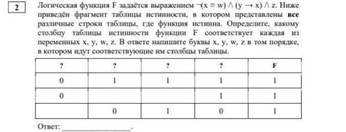 Посмотрите фото и скиньте ответ, решении не нужно