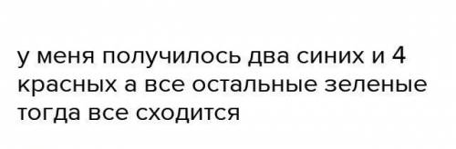 На фото номер 6 1. Нарисуйте ряд из 13 кружочков, каждый из которых либо красный, либо синий, либо з