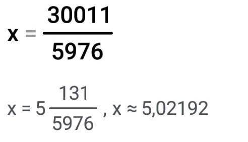 РЕШИТЬ УРАВНЕНИЕ 83*(Х-4 5\9)+3 2\9=4 3\8