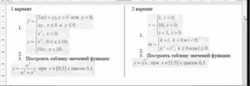 1 ВАРИАНТ ЖЕЛАТЕЛЬНОсоставить алгоритм.