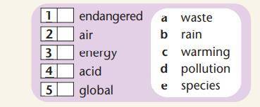 Match the two columns and then use the phrases to complete the sentences 1 When falls, old building