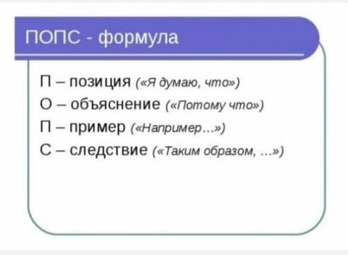 Напишите свое мнение о Маше Мироновой, используя ПОПС- формулу (не более 50 слов)​