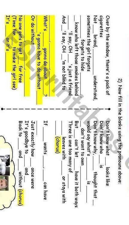 Now fill in the blanks using the pronouns above​