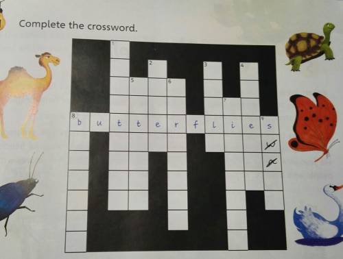 Complete the crossword животные 4 класс​