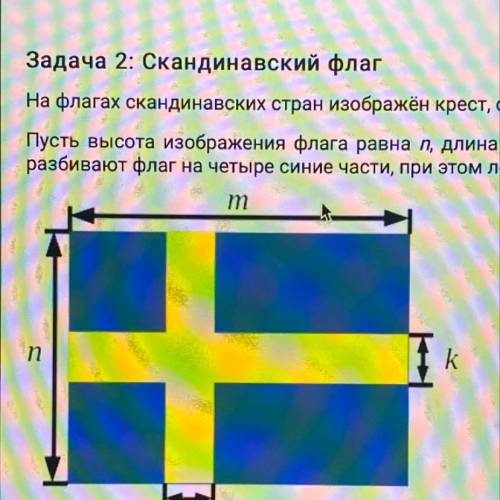 На флагах скандинавских стран изображён крест, смещённый в левую сторону, как, например, на флаге Шв