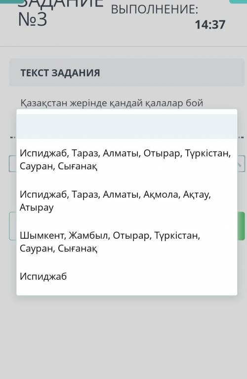 Казакстан жеринде кандай бой көтерд