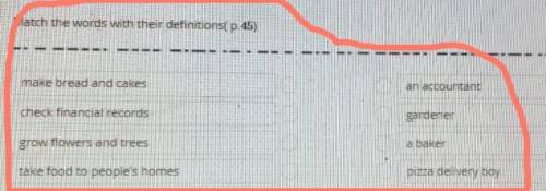Содержание урока Задание No2Match the words with their definitions( p.45)an accountantmake bread and
