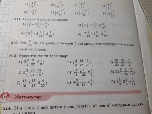 513.5-клас помыш 2,3,4,5,6,7,8,9, задания