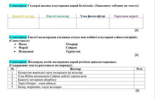 СОР по казахскому 7 класс