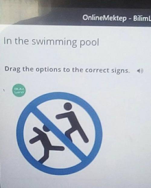 Drag the options to the correct signs.​