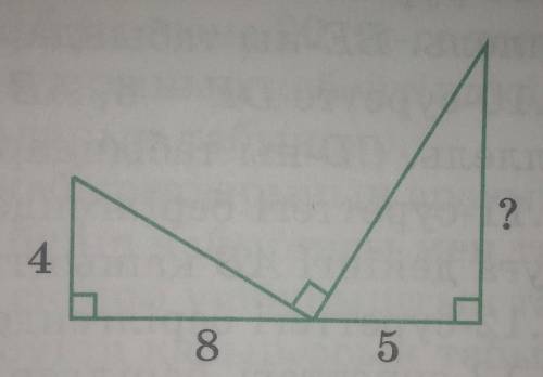 Найдите неизвестный катетер на рисунке 14.8.ответ должен быть 10решение