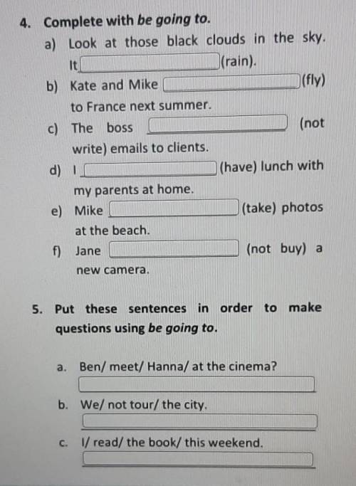 1. Circle the correct answer. a) She will/won pass all her exams. She'svery intelligent.b) My grandf