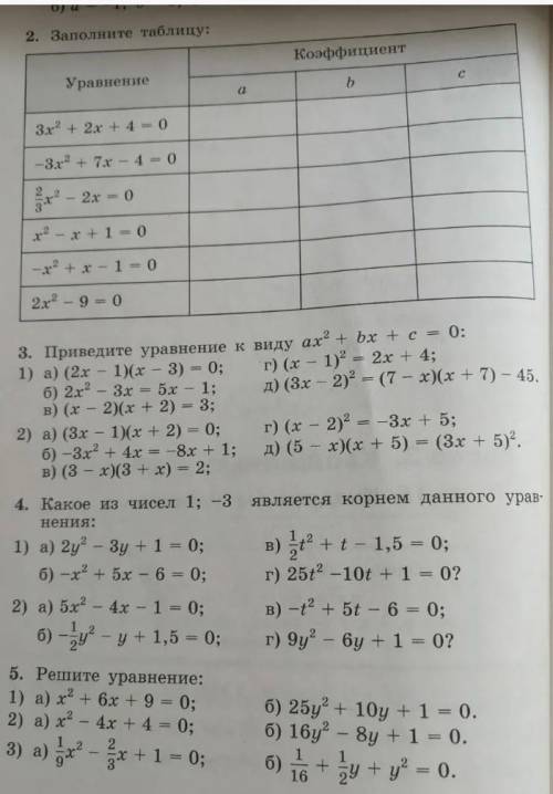 Номер 2,3(1(а,-д),4(1)(а-г),5(1,2,3,только под буквой а) .​