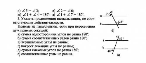 Тест на проверку теоретических знаний по геометрии