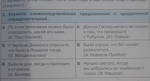 Укажите сложноподчинённое предложение с придаточной определительной