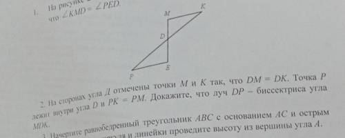 нужен ответ с подробным рисунком ​