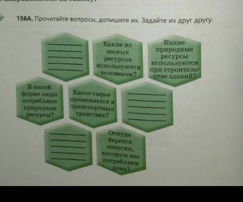 Прочитайте вопросы, допишите их.Задайте задайте их друг другу НАДО СДЕЛАТЬ