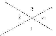 Вычисли ∢1, если ∢4 = 23°.