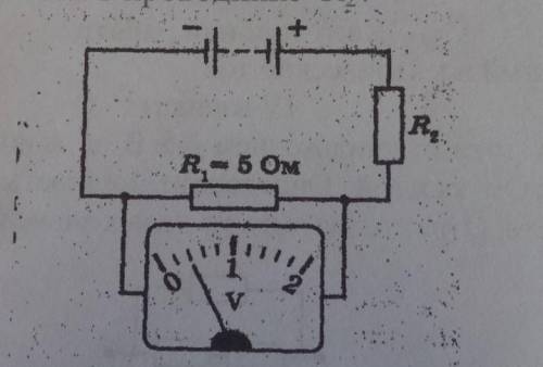 Чему равна сила тока в проводнике R2? ​