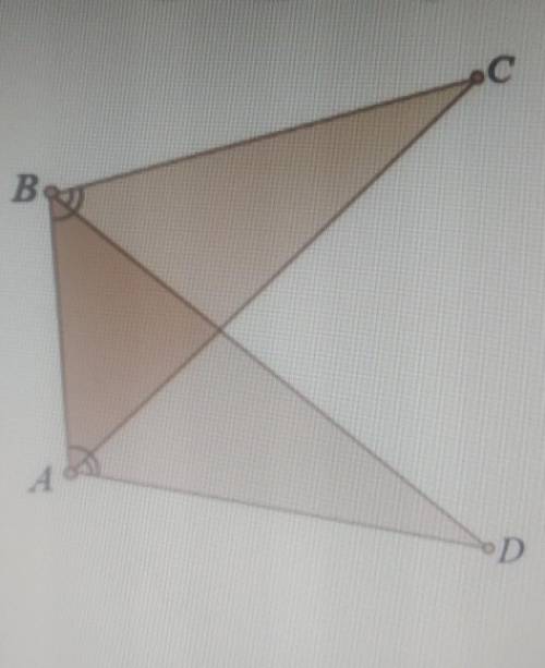 Докажите, что треугольники ABC и ABD равны​