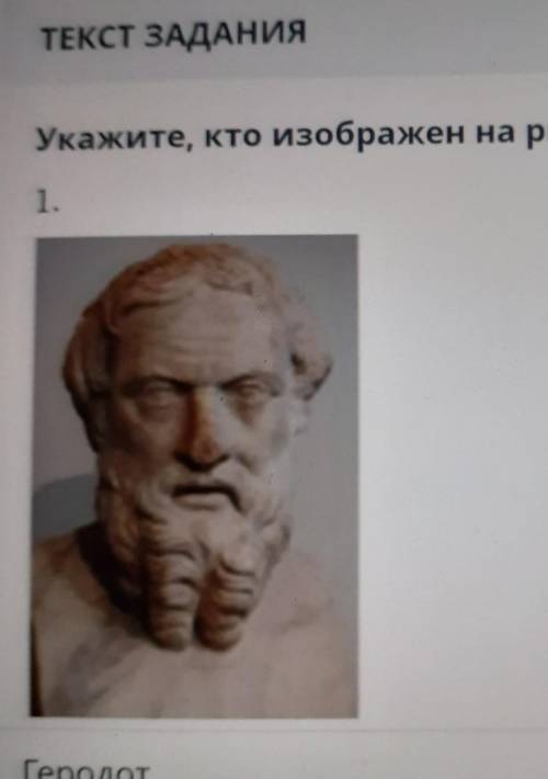 Укажите, кто изображен на рисунке?1.ГеродотПомпей ТрогПтолемей​