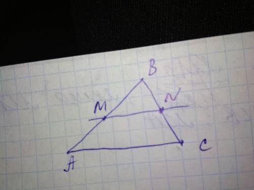 Найдите MB : MA, если MN : AC = 3 : 5 (Фото внизу)