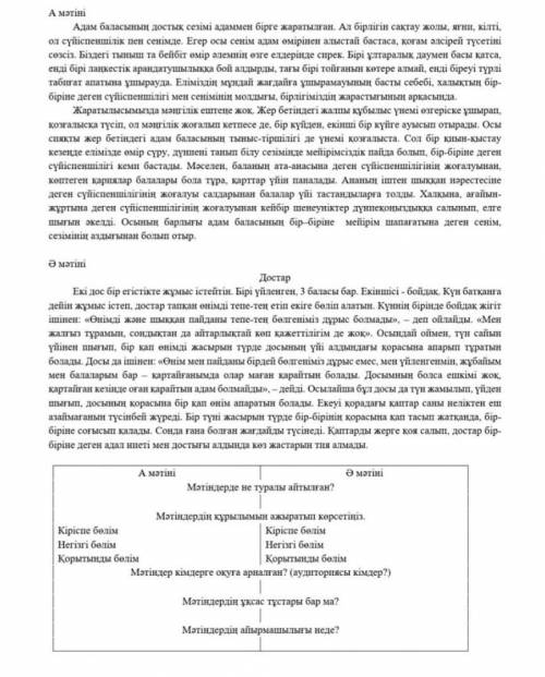 ТапсырмаБерілген мәтіндерді мұқият оқып шығыңыз. Оларды тақырыбы, мақсатты аудиториясы (кімдерге арн