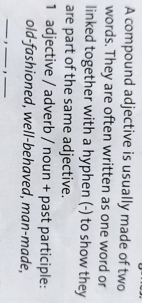 3 Read the rule and the examples. Then add the words in blue in the text to the correct categories