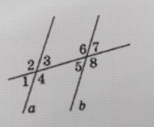 1. Объясните, почемупрямые а и b параллельны(см. рисунок),​