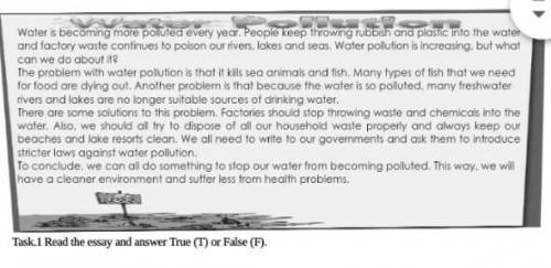 1.  Water pollution is increasing every day. 2.  Because of water pollution it is unable to drink wa