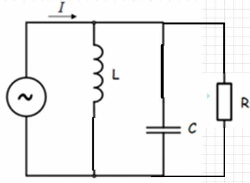 В цепи как показано на схеме включены катушка, конденсатор и резисторы. Индуктивность катушки 10 мГн