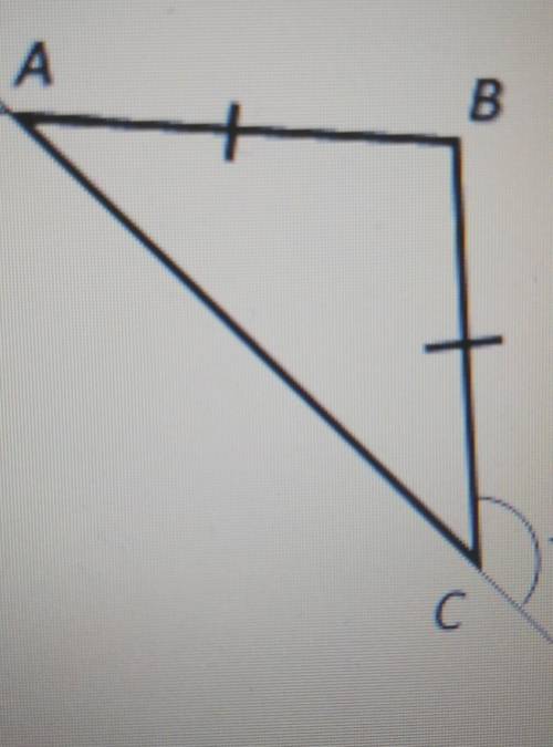 На рисунке AB=BC, 1=171⁰ Найдите ВАС​