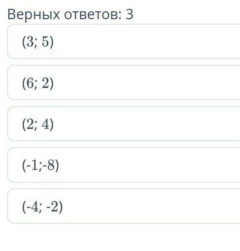 Определите точки принадлежащие графику функций y=8/x​