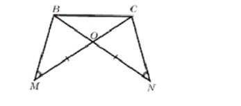 На рисунке M = углу N,MO=ON докажите ,что BOC равнобедренный​