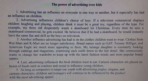 True False Explanation 2 Advertising does not influence the children. Children want to buy products