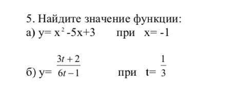 Найдите значение функции: