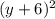 (y+6)^{2}